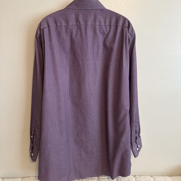 Kirkland Men's 34/35 Button Down Long Sleeve Dress Shirt Office Timeless Preppy - Picture 2 of 8